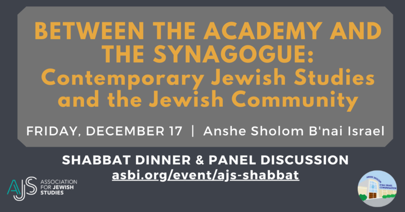 Banner Image for Between the Academy & the Synagogue: Contemporary Jewish Studies and the Jewish Community