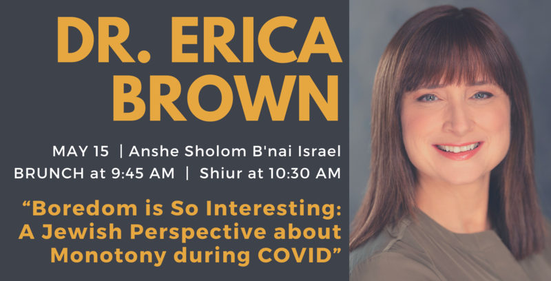 Banner Image for Brunch & Shiur with Visiting Scholar Dr. Erica Brown