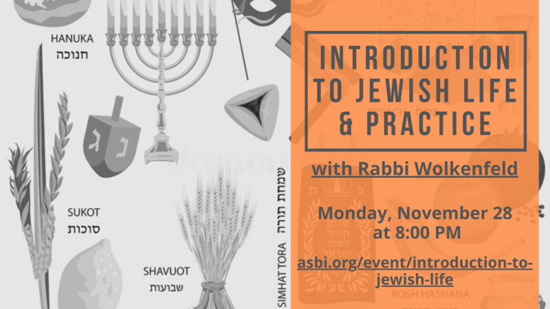 Banner Image for Introduction to Jewish Life & Practice