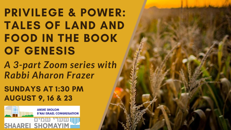Banner Image for Privilege & Power: Tales of Land and Food in the Book of Genesis