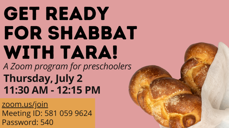 Banner Image for Get Ready for Shabbat with Tara