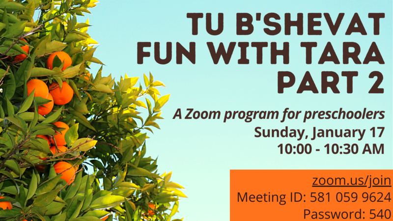 Banner Image for Tu B'Shevat Fun with Tara - Part 2