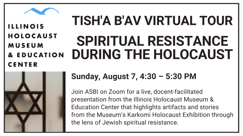 Banner Image for Tish'a B'Av Virtual Tour: Spiritual Resistance During the Holocaust