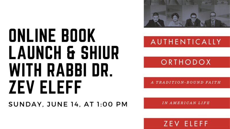 Banner Image for Book Launch & Shiur with Rabbi Dr. Zev Eleff