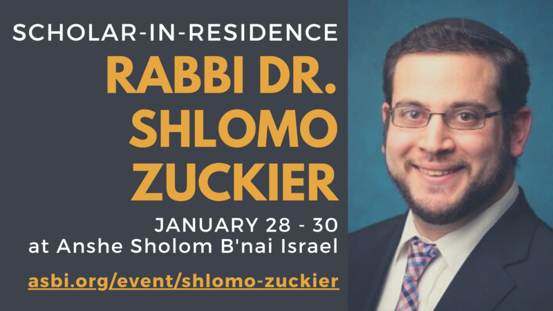 Banner Image for Scholar-in-Residence Rabbi Dr. Shlomo Zuckier